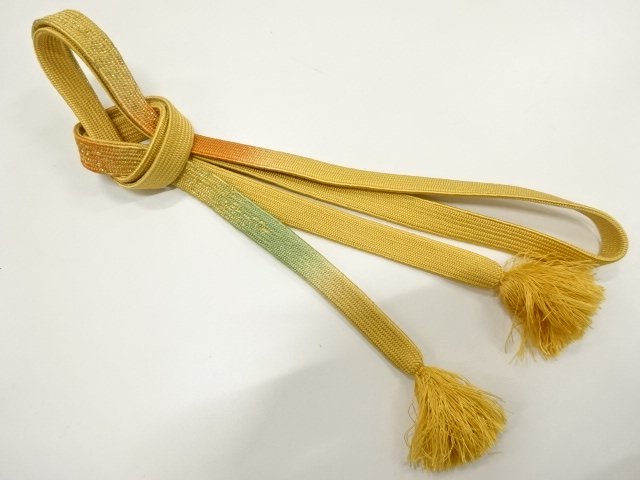 JAPANESE KIMONO / HAND-TIED OBIJIME